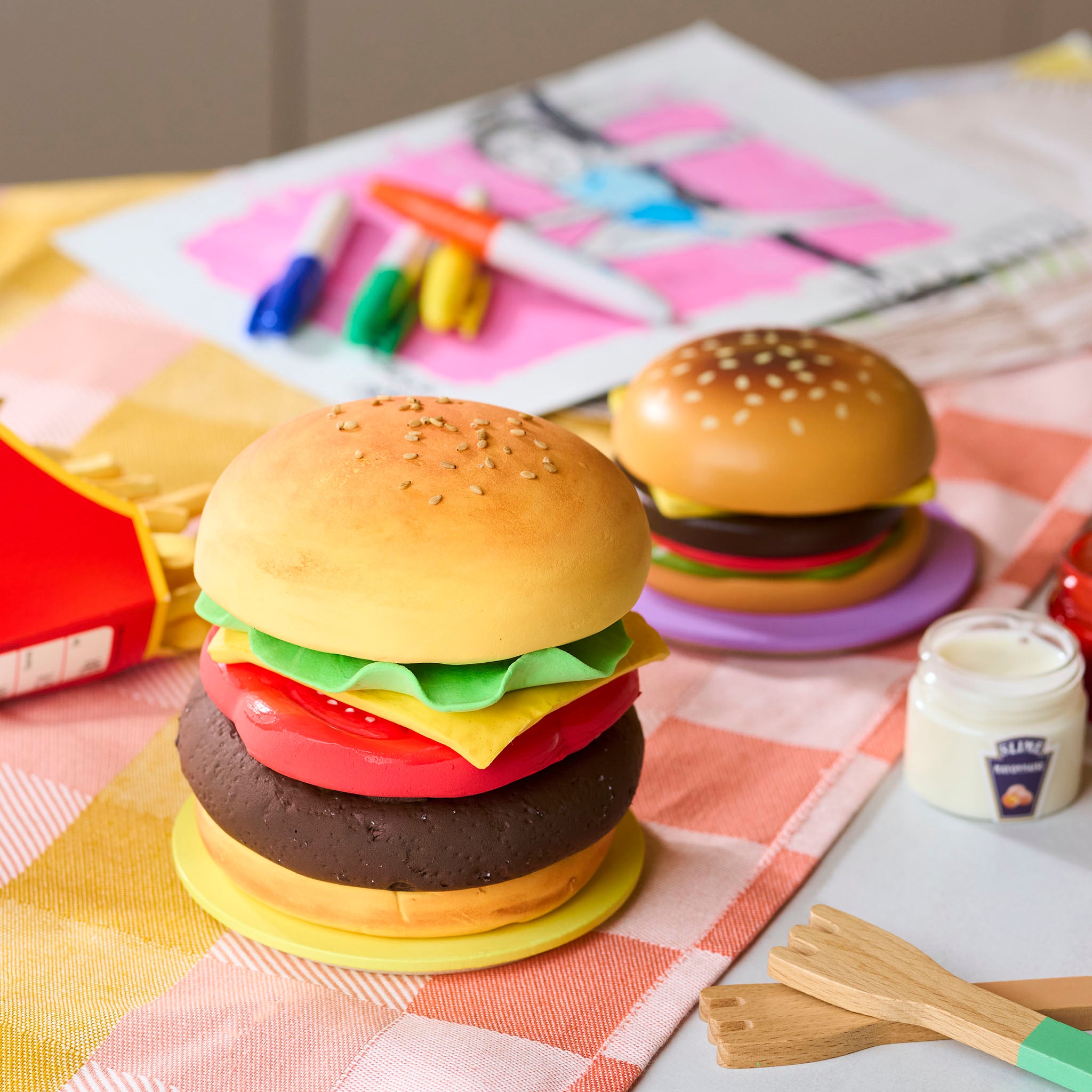 Burger Cooking Kit, Slime Cooking Kit, Food Slime, DIY Slime, Crunchy Slime