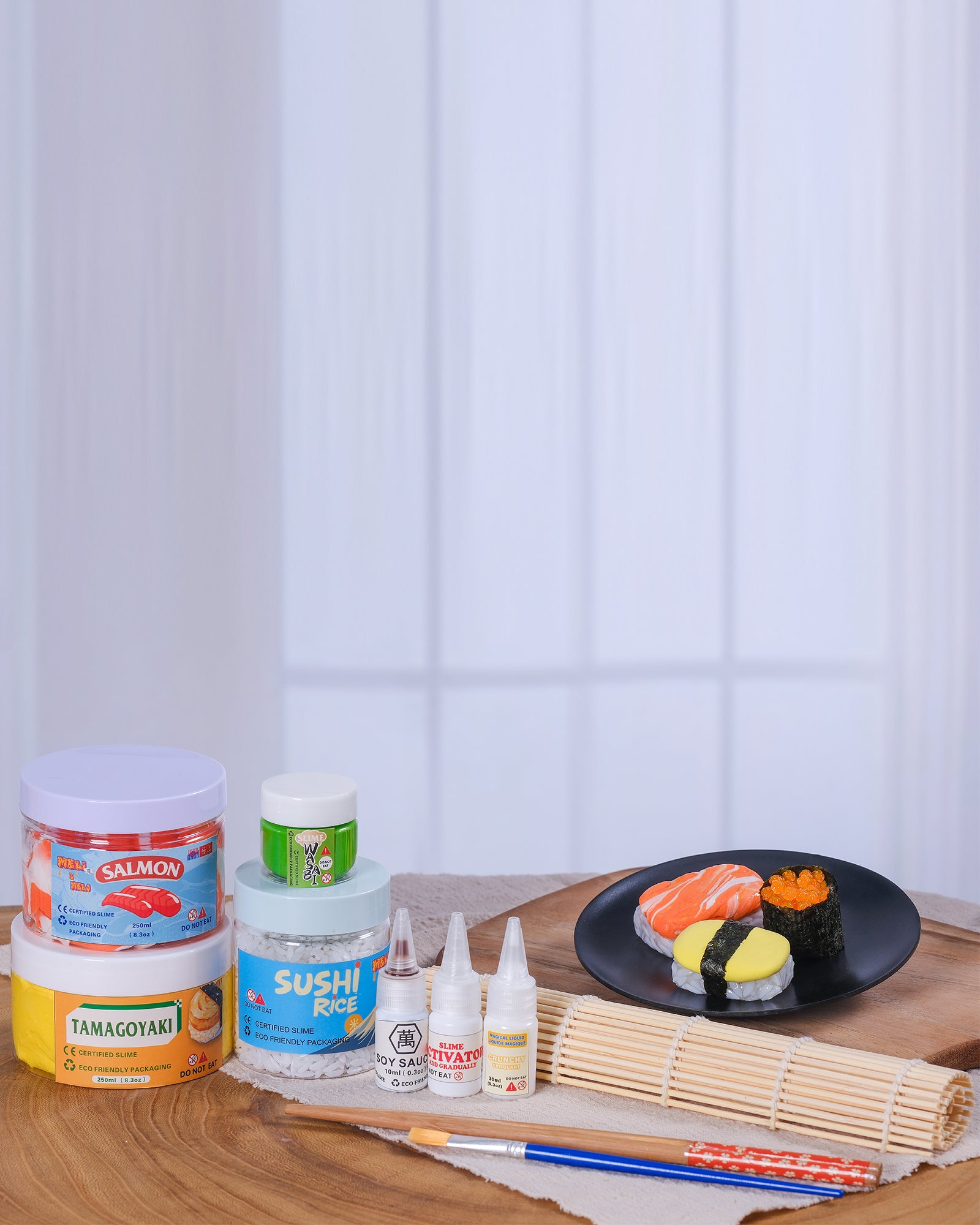 Sushi Cooking Kit, DIY Slime, Crunchy Slime